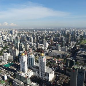 Vue panoramique de Bangkok - depuis le 84ème étage du Baiyoke Sky Hotel