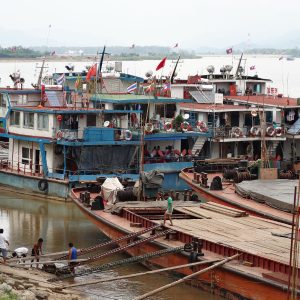 Barges sur le Mékong - Chiang Saen